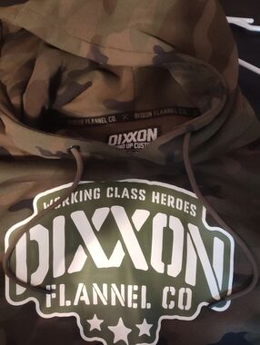 DIXXON Ground Up Customs Camo Zip-Up Hoodie 3X